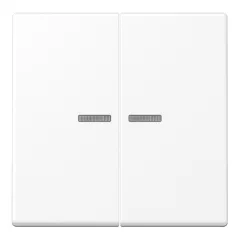   JUNG A10921STRFBFWWM KNX RF tapintásérzékelő A | 2-csatornás, termoplaszt | hófehér matt