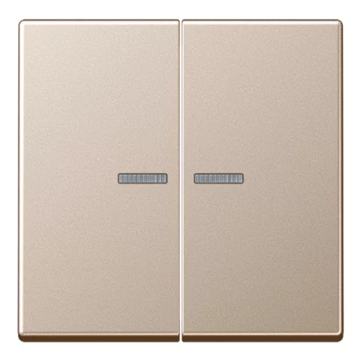 JUNG A10921STRFCH KNX-RF tapintásérzékelő A | 2-csatornás | champagne