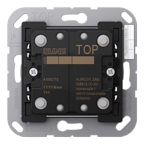 JUNG A10921TE KNX tapintásérzékelő F10 A/AS | 2-csatornás, bővítő