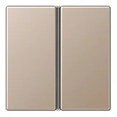   JUNG A402TSACH Tastensatz F40 A/AS sorozat | 2-fach | champagner