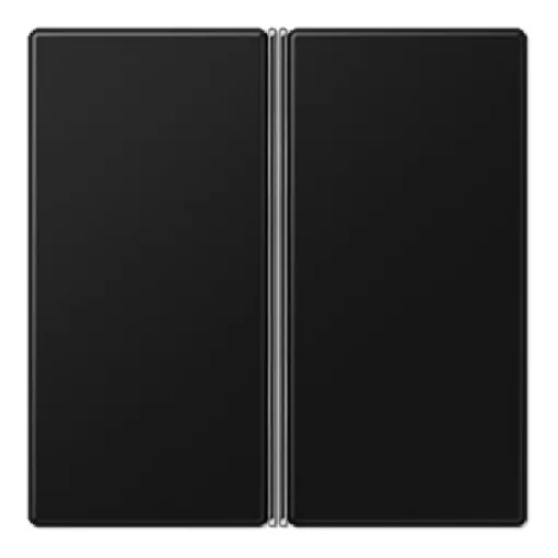 JUNG A402TSASWM Tastensatz F40 A/AS sorozat | 2-fold | grafitfekete matt