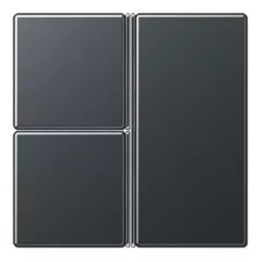   JUNG A403TSAANM Tastensatz F40 A/AS sorozat | 3-egységes | antracit matt