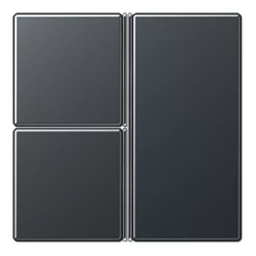 JUNG A403TSAANM Tastensatz F40 A/AS sorozat | 3-egységes | antracit matt