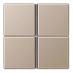   JUNG A404TSACH Tastensatz F40 A/AS sorozat | 4-részes | pezsgő