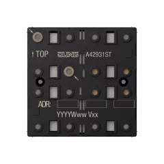   JUNG A 4293 1ST KNX tapintásérzékelő modul F40 Serie A/AS | 3-csatornás, univerzális