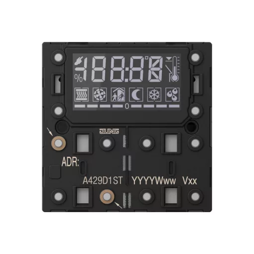 JUNG A429D1ST KNX szobavezérlő modul F40 Serie A/AS | secure
