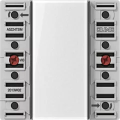   JUNG A5224TSM KNX tapintásérzékelő F50 Serie A | 2-csatornás