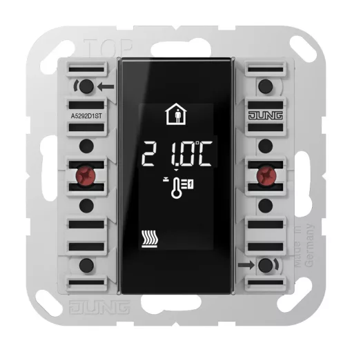 JUNG A5292D1ST KNX helyiségvezérlő F50 A | 2-csatornás, secure