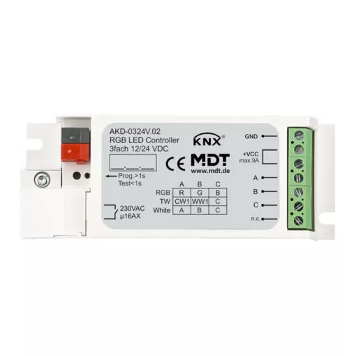 MDT AKD-0324V.02 KNX LED dimmaktor | 3 csatornás