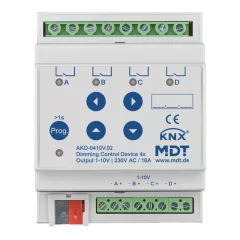 MDT AKD-0410V.02 KNX dimmaktor 1-10 V | 4-csatornás