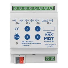 MDT AKD-0424R.02 KNX LED dimmaktor DIN sínre | 4/8 A