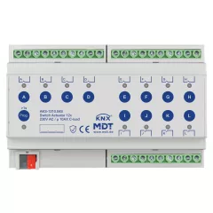   MDT AKS-1210.04S KNX kapcsolóaktor Standard 10 A | 12-csatornás, Secure