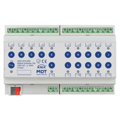   MDT AKS-1616.04S KNX kapcsolóaktor Standard 16 A | 16-csatornás, Secure