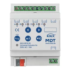 MDT AKU-0616.03 KNX univerzális aktor | 6-csatornás
