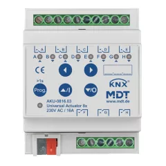 MDT AKU-0816.03 KNX univerzális aktor | 8-csatornás