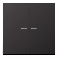   JUNG AL102KO5D KNX vezérlőbillentyű F10 Serie LS | 2-fach | dark