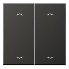   JUNG AL102PAN KNX billenőkapcsoló nyílszimbólummal F10 Serie LS | 2-fach | antracit