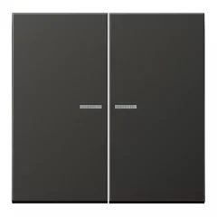   JUNG AL10921STRFAN KNX-RF tapintásérzékelő LS sorozat | 2-csatornás | antracit