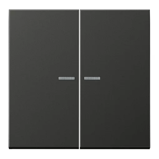 JUNG AL10921STRFAN KNX-RF tapintásérzékelő LS sorozat | 2-csatornás | antracit