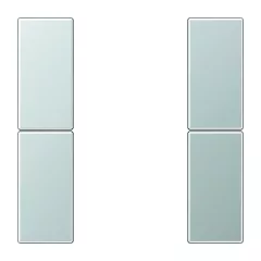   JUNG AL2502TSA Tastensatz F50 LS sorozat | 2-csatornás | alumínium