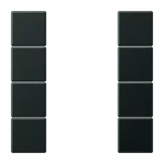 JUNG AL2504TSAAN Tastensatz F50 Serie LS | 4-fach | antracit