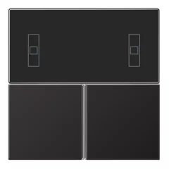   JUNG AL4093TSAD Tastensatz F40 Serie LS | kompakt helyiségszabályzóhoz | dark