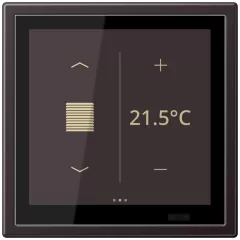 JUNG AL459D1SD KNX szobavezérlő LS TOUCH | LS 990 | dark