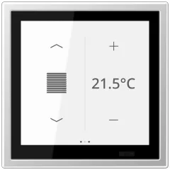   JUNG AL459D1S KNX szobavezérlő LS TOUCH | LS 990 | alumínium