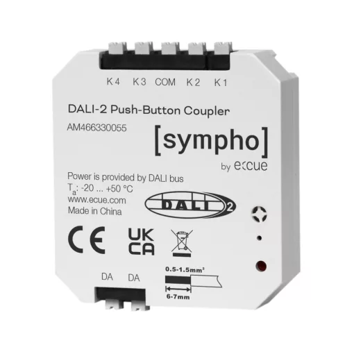 TRAXON AM466330055 DALI-2 érintőkapcsoló-interfész UP | 4-csatornás