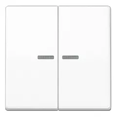   JUNG AS102KO5WW KNX kontrollbillentyű AS sorozat | 2-es | alpinfehér