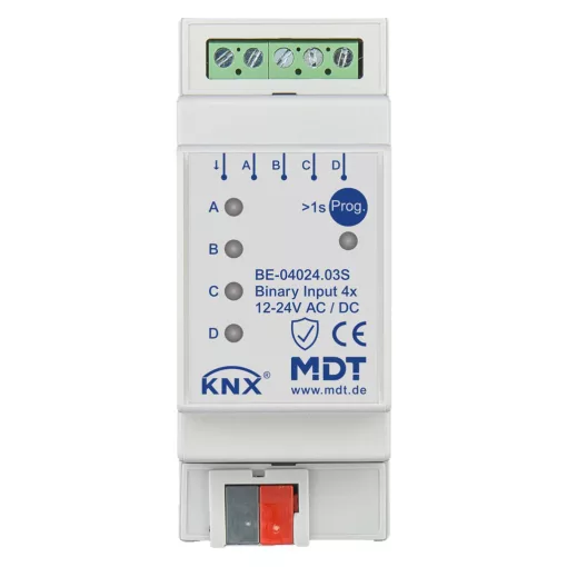 MDT BE-04024.03S KNX Bináris bemenet 24 V | 4-csatornás, Secure