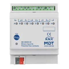   MDT BE-08000.02 KNX bináris bemenet potenciálmentes | 8-csatornás