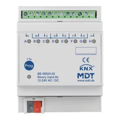 MDT BE-08024.02 KNX Bináris bemenet 24 V | 8-csatornás