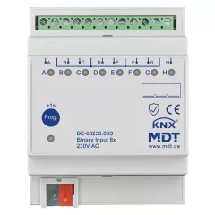  MDT BE-08230.03S KNX Bináris bemenet 230 V | 8-csatornás, Secure