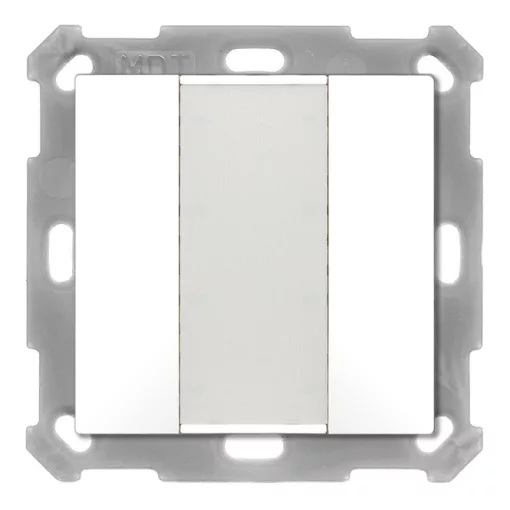 MDT BE-TA5502.02 KNX tapintásérzékelő 55 v2 | 2-csatornás | tiszta fehér matt
