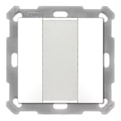   MDT BE-TA5502.G2 KNX tapintásérzékelő 55 v2 | 2-gombos | tiszta fehér fényes