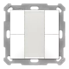   MDT BE-TA5504.G2 KNX tapintásérzékelő 55 v2 | 4-csatornás | tiszta fehér fényes