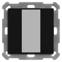   MDT BE-TA550606.02 KNX tapintásérzékelő 55 v2 | 6-fold | fekete matt