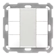   MDT BE-TA5506.02 KNX tapintásérzékelő 55 v2 | 6-os | tiszta fehér matt