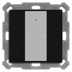   MDT BE-TA55P206.02 KNX tapintásérzékelő Plus UP v2 | 2-csatornás | fekete matt