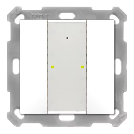 MDT BE-TA55P2.G2 KNX tapintásérzékelő Plus UP v2 | 2-csatornás | tiszta fehér fényes
