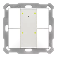   MDT BE-TA55P4.02 KNX tapintásérzékelő Plus UP v2 | 4-fold | tiszta fehér matt