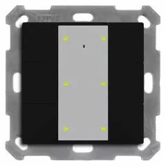   MDT BE-TA55P606.02 KNX tapintásérzékelő Plus UP v2 | 6-os | fekete matt