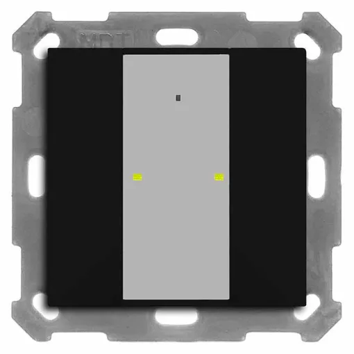 MDT BE-TA55T206.02 KNX tapintásérzékelő Plus hőmérsékletérzékelővel UP v2 | 2-csatornás | fekete matt