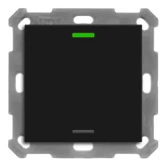   MDT BE-TAL550106.01 KNX tapintásérzékelő Light 55 | 1-csatornás, semleges | matt fekete