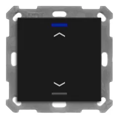   MDT BE-TAL550106.A1 KNX tapintásérzékelő Light 55 | 1-csatornás, nyilak | matt fekete