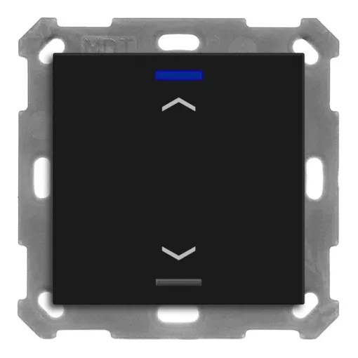 MDT BE-TAL550106.A1 KNX tapintásérzékelő Light 55 | 1-csatornás, nyilak | matt fekete