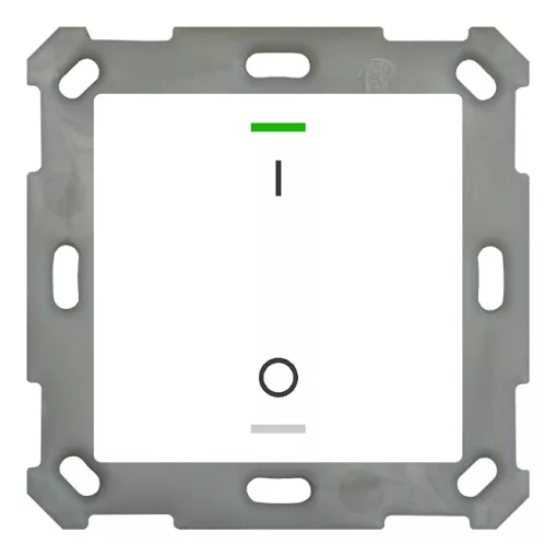 MDT BE-TAL5501.B1 KNX tapintásérzékelő Light 55 | 1-csatornás, IO-szimbólum | tiszta fehér fényes