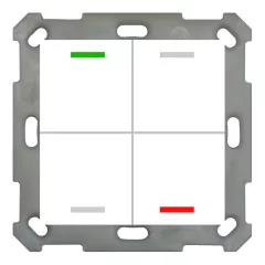   MDT BE-TAL5504.01 KNX tapintásérzékelő Light 55 | 4-csatornás, semleges | tisztafehér fényes