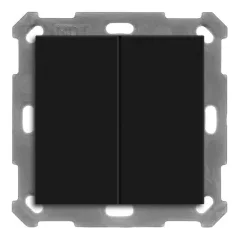   MDT BE-TAL55B206.01 KNX tapintásérzékelő Light 55 Basic | 2-csatornás | fekete matt